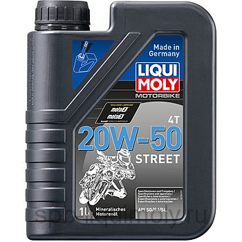 картинка LIQUI MOLY Motorbike 4T Street 20W-50 | Минеральное  | Фирменный магазин