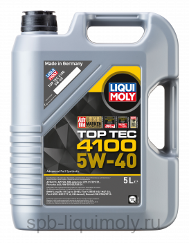 картинка LIQUI MOLY Top Tec 4100 5W-40 | НС-синтетическое | Фирменный магазин